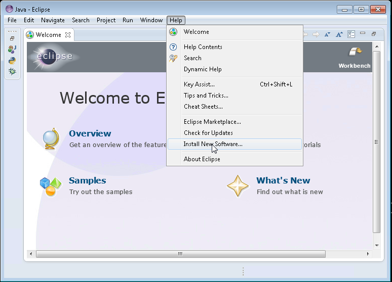 Eclipse Install New Software